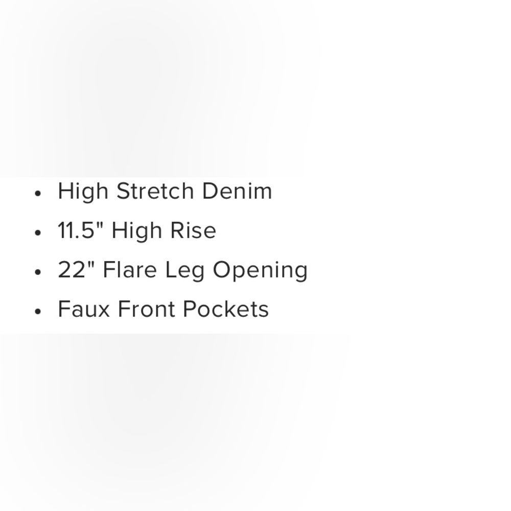 High Rise Flare Bottom Jeans - Picture 7 of 7